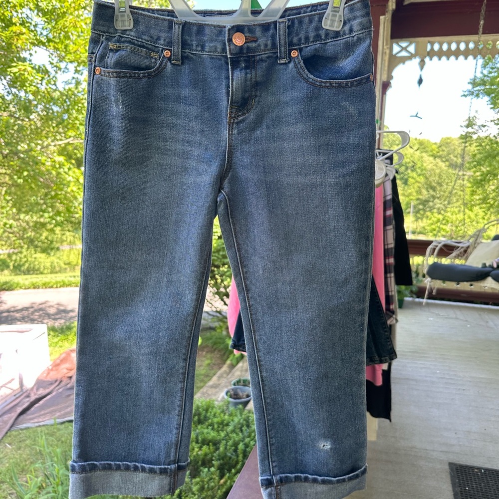 Old Navy Cuffed Capri Jeans Classic Fit
